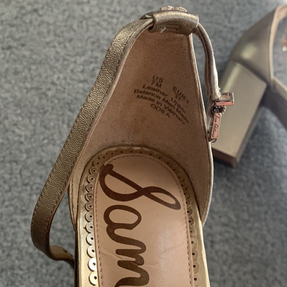 SAM EDELMAN ODILA LEATHER HEEL - Picture 8 of 9